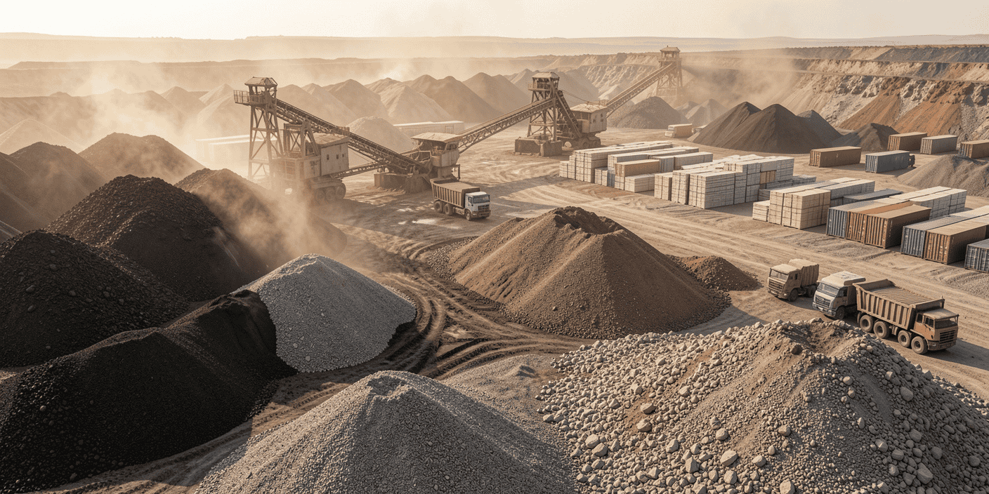 تجارة التعدين والمواد المعدنية